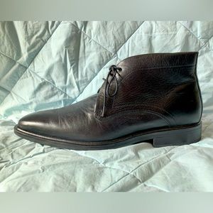 Black Cole Haan 10.5US Men’s Chukka Boots with NikeAir Sole technology
